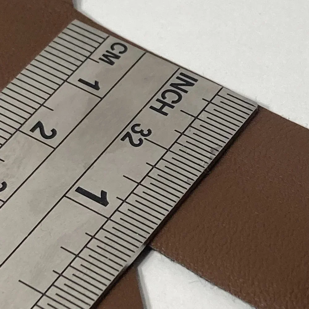 Brown Faux Leather 100% Polyester Craft Sewing Trim Ribbon 1